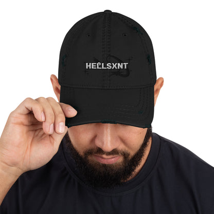 Smpl Hellsxnt Logo Distressed Hat